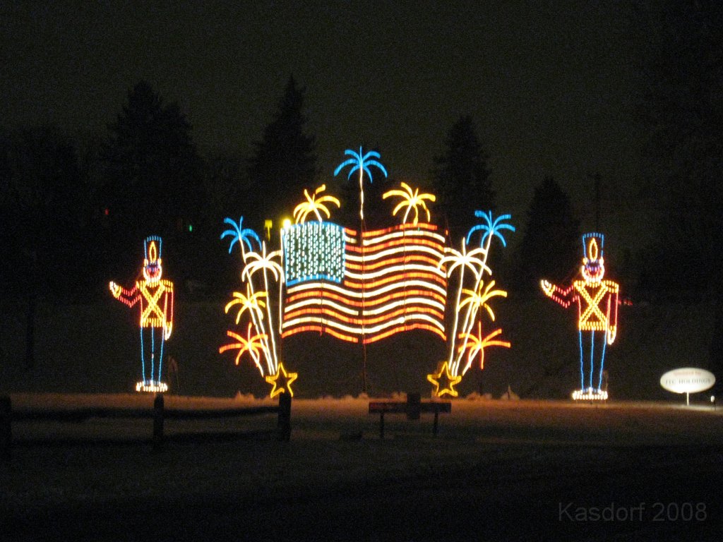 Christmas Lights Hines Drive 2008 062.jpg - The 2008 Wayne County Hines Drive Christmas Light Display. 4.5 miles of Christmas Light Displays and lots of animation!